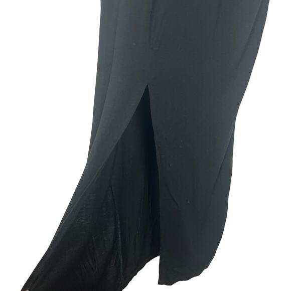 Enough About Me... Black Maxi Sleeveless Dress Size XS/S - Picture 12 of 14